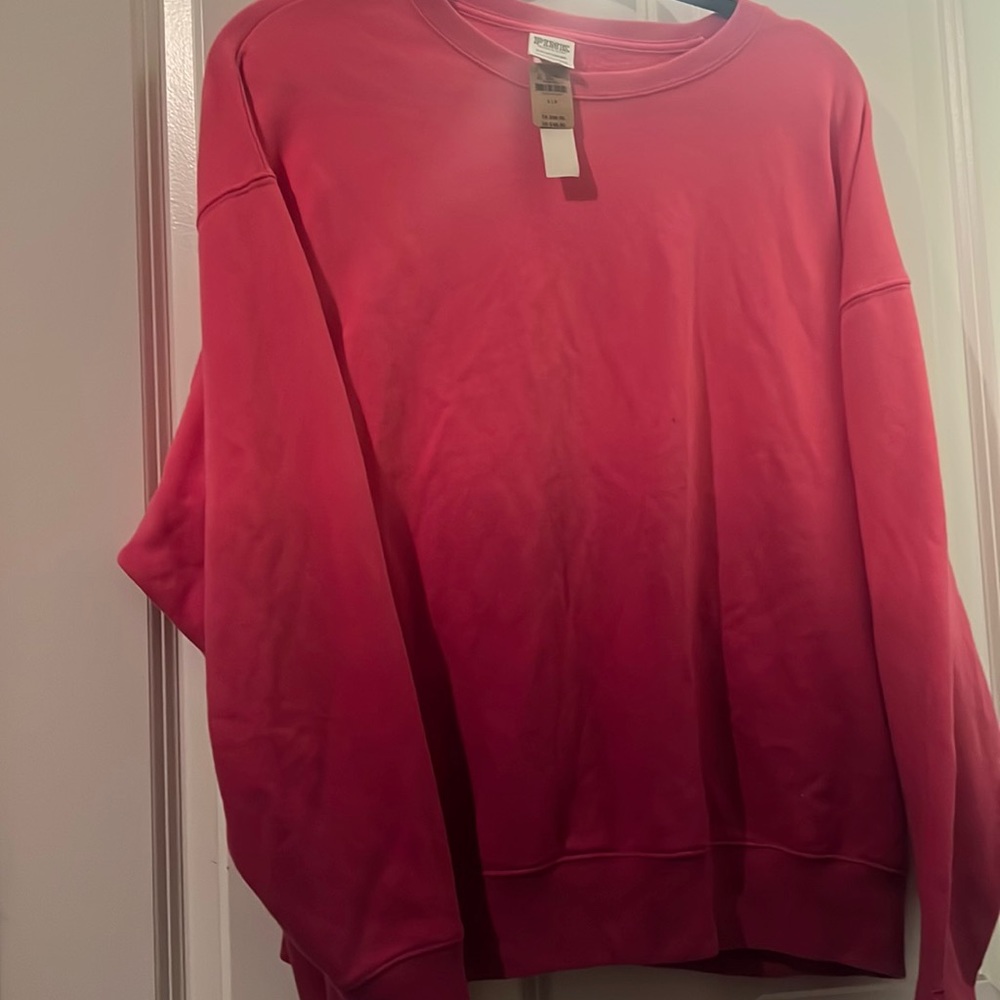 PINK ombré crew